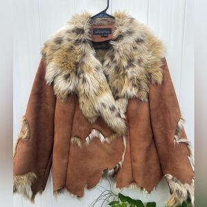 Fabulous Furs FAUX fur jacket XL